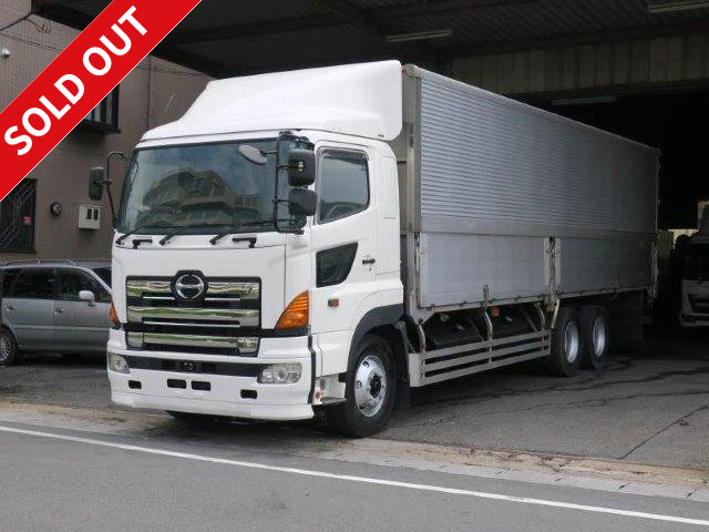 [Price reduced!] 2007 Hino Profia, large aluminum wing, high floor, two rear axles, rear air suspension, 380 horsepower, with retarder