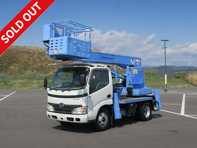 2007 Hino Dutro Aerial work platform Aichi Skymaster Maximum ground clearance 12m Maximum load capacity 200kg Rental also available