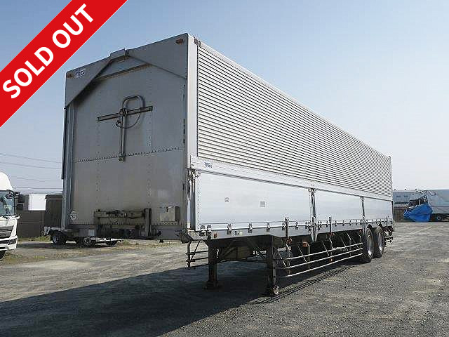 2007 Trex 2-axle wing trailer, 20t capacity, air suspension, vehicle inspection valid until March 2021