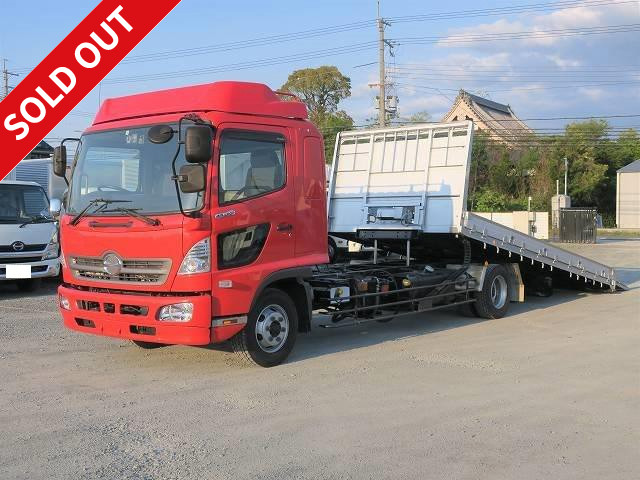 2013 Hino Ranger, extra-large capacity, Fujita slide loader, electric winch, pre-inspection included!! ★Approximately 27,000km on meter★