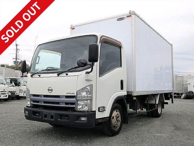 2012 Nissan Atlas 2t aluminum van, wide and long, interior height 205cm, with combination gate, automatic transmission [medium-sized license required *excluding 5t limited edition]