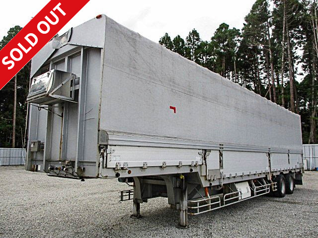 2004 Tokyu 2-axle canopy wing trailer 13m body Electric opening and closing, steps, maximum load 19.3t, Electric landing gear