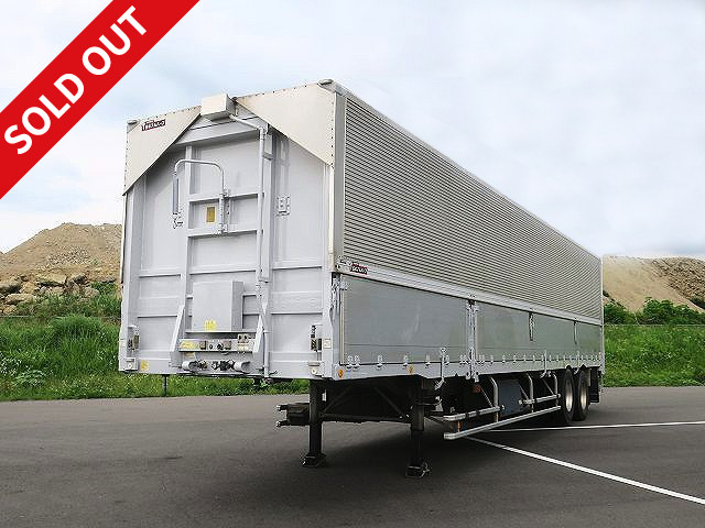 ★Super Lift 80★ 2008 model, Nippon Full Half, 2-axle wing trailer, lift axle, 4-row jolder, aluminum wheels, ABS compatible 