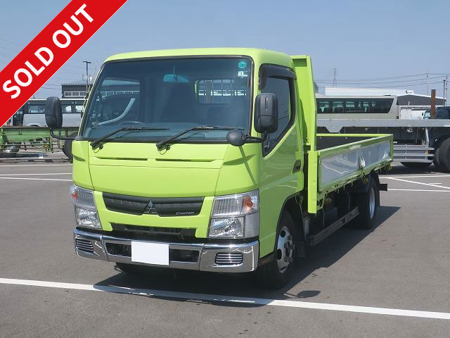 2015 Mitsubishi Fuso Canter 2t flatbed standard long full low floor [Semi-medium size (5t limited) license *Old regular license OK]