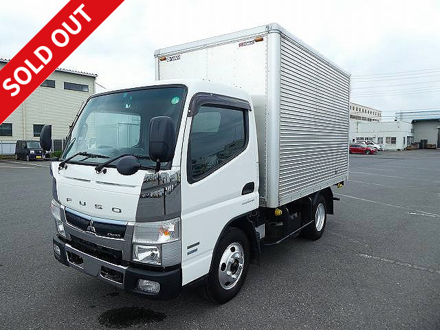 2016 Mitsubishi Fuso Canter 2t Aluminum Van Standard 10-foot short 2 pedals 2-row jolder 3-stage lashing rails Chrome-plated front grille [Semi-medium-sized (5t only) license compatible *Old standard license OK]