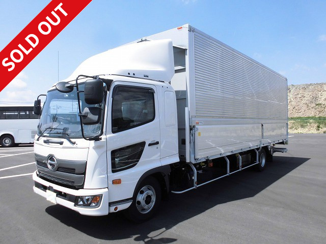 2019 Model New Hino Ranger Medium-sized aluminum wing 7200 wide with retractable PG 240 horsepower