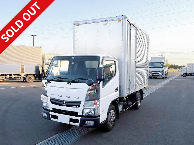 Now available for rental! 2014 Mitsubishi Fuso Canter 2t aluminum van, standard short, with doors on both sides, low floor, interior height 223cm, automatic transmission ★Inspection valid until February 2022★ [Semi-medium-sized (5t only) license compatible *Old standard license OK]