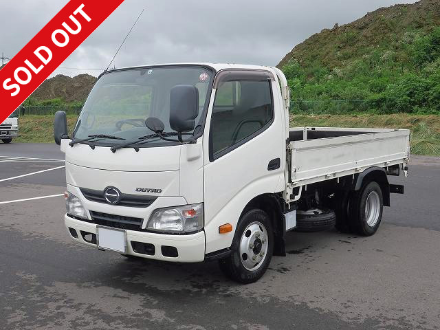 2015 Hino Dutro 3t flatbed standard 10 feet ★Inspection valid until April 2021★ [Semi-medium license required *Semi-medium license or higher]