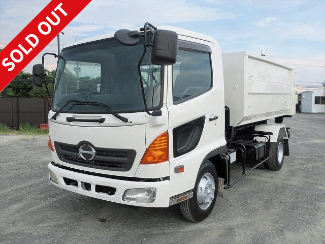 [Price reduced!] 2004 Hino Ranger Medium-sized Arm Roller, Shinmaywa, box included, actual mileage approx. 699,000 km!