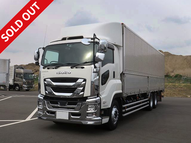 2016 Isuzu Giga Large aluminum wing with retarder 3-axle high deck Approximately 593,000 km on the meter! ★Vehicle inspection valid until August 2021★