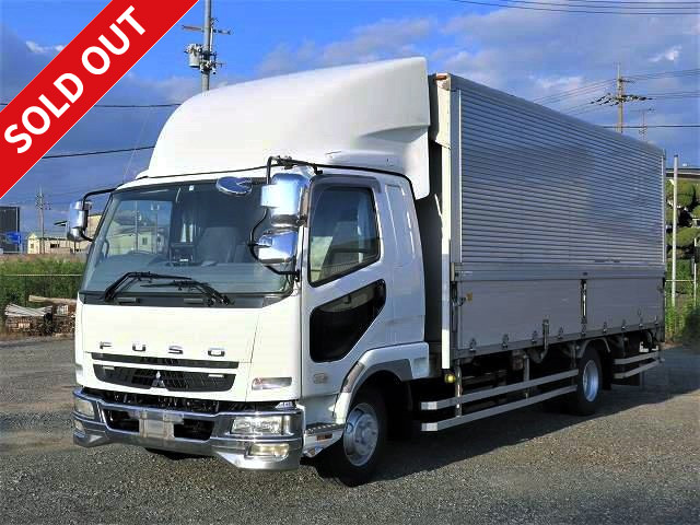 [Price reduced!] 2007 Mitsubishi Fuso Fighter 4t Aluminum Wing Wide with rear view camera