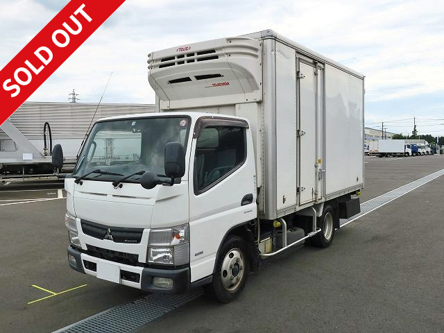 [Price reduced!] 2013 Mitsubishi Fuso Canter small 2t refrigerated van with left side door, fully low floor, manufactured by Mitsubishi Heavy Industries, set to -30℃ ★MOT valid until March 2021★ [Semi-medium-sized license required *Semi-medium-sized license or above]