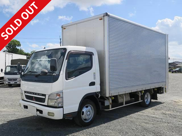 2006 Mitsubishi Fuso Canter 2t Aluminum Van Wide Long with Combination Gate Fully Low Floor Interior Height 228cm [Semi-Medium License Compatible *Semi-Medium License or higher]