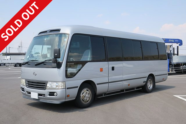 [Price reduced!] 2011 Hino Liesse Microbus, 25-seater, 6-row, moquette seats, reclining, LCD monitor, microphone included