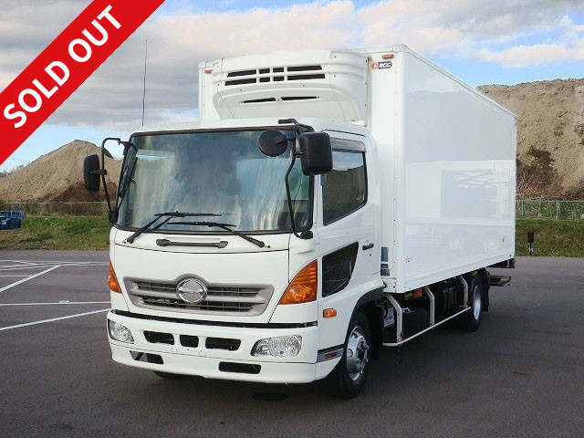 2010 Hino Ranger medium-sized refrigerated van with storage PG, made by Hishi Heavy Industries, set to -30℃, with cooling curtain ★Actual mileage on the meter: approx. 497,000 km! ★