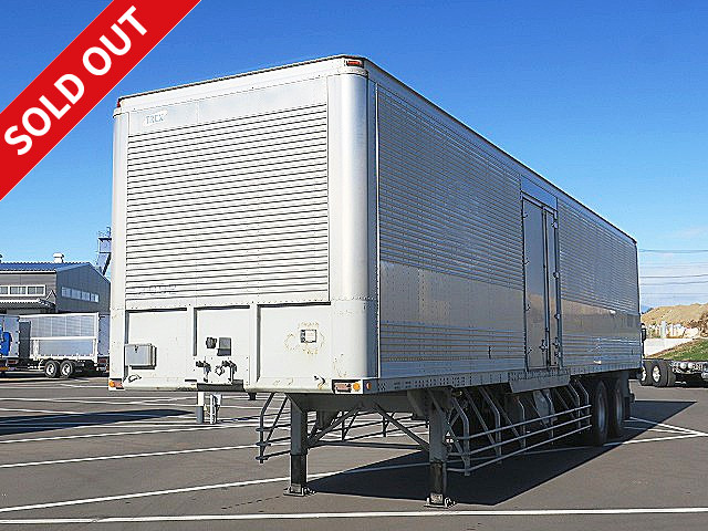 2004 model, Nippon Trex, 2-axle, semi-trailer van, with left side door, 21.8t load, ABS compatible, cargo bed inner dimensions (cm) L1226 x W237 x H238