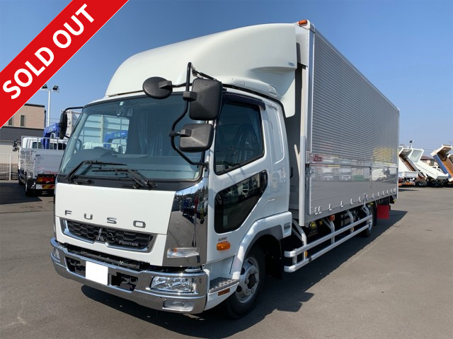 2018 Mitsubishi Fuso Fighter, medium-sized aluminum wing, 7200 wide, with combination gate, rear air suspension, 240 horsepower