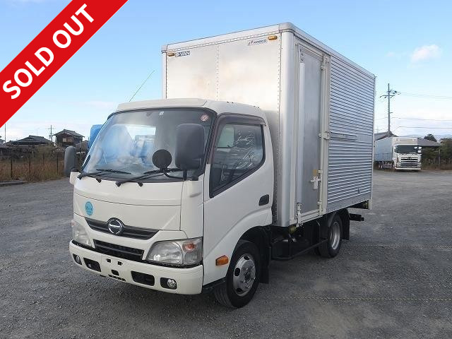 2012 Hino Dutro 2t aluminum van, low floor, automatic transmission, standard short, with left side door [Semi-medium license compatible (5t limited) license compatible *Old regular license OK]