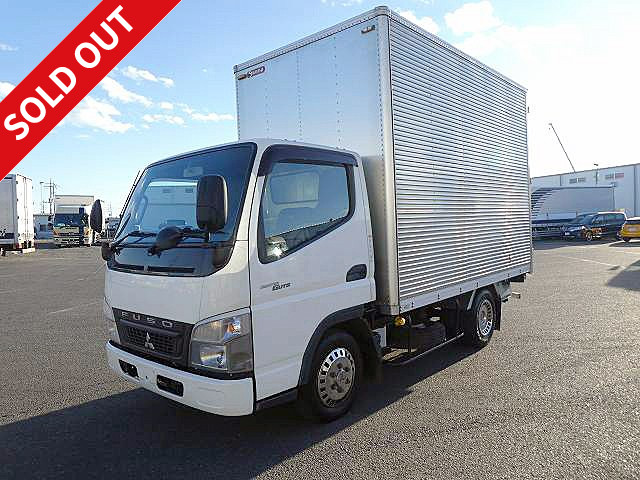 2011 Mitsubishi Fuso Canter, 1.5t load capacity, small aluminum van, standard short, full low floor [medium-sized (5t only) license compatible *old standard license OK]