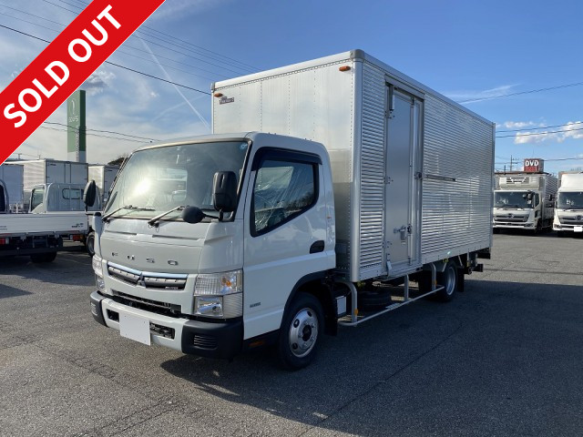 2018 Mitsubishi Fuso Canter 2t Aluminum Van Combigate Wide Extra Long with Side Door [Semi-medium license required *Semi-medium license or higher]