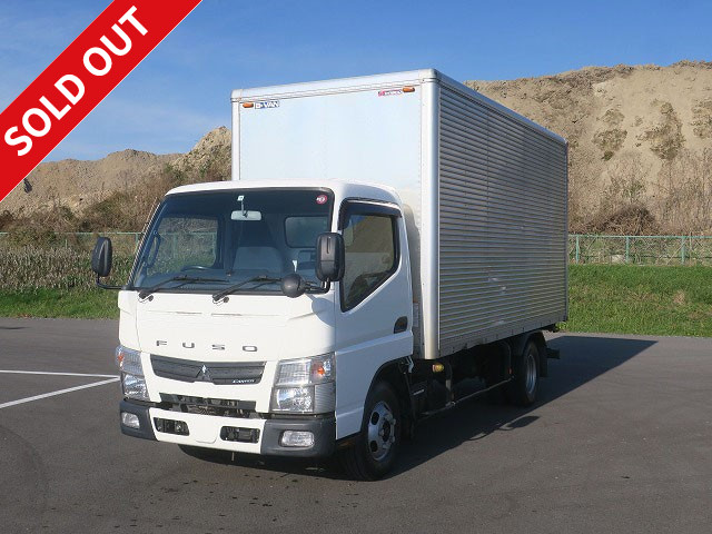 2014 Mitsubishi Fuso Canter Aluminum Van Wide Long Full Low Floor Rear Shutter ETC Included [Semi-medium size (5t only) license compatible *Old standard license OK]