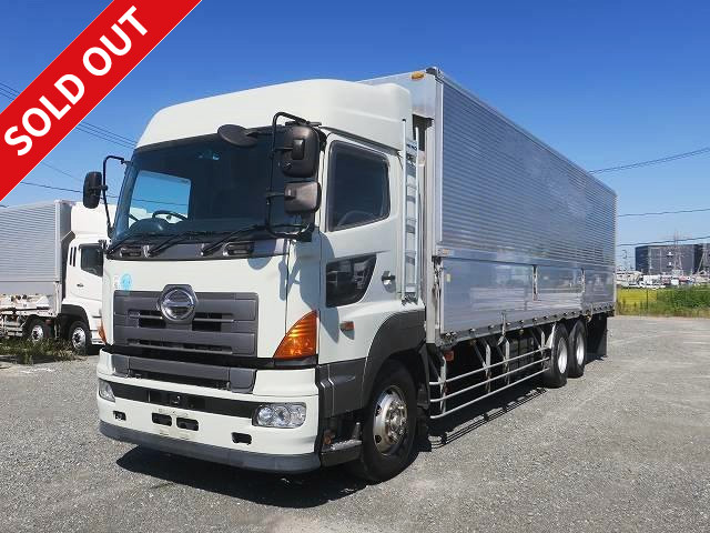 [Price reduced!] 2009 Hino Profia, large aluminum wing, 2 rear axles, rear air suspension, high roof, retarder, AT specification ★Vehicle inspection valid until February 2021★