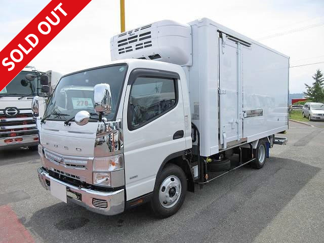 We are currently accepting rentals of the 2017 Mitsubishi Fuso Canter small freezer van with storage PG, wide and long [Topre-made, -30 degree setting], left side door, chrome finish!