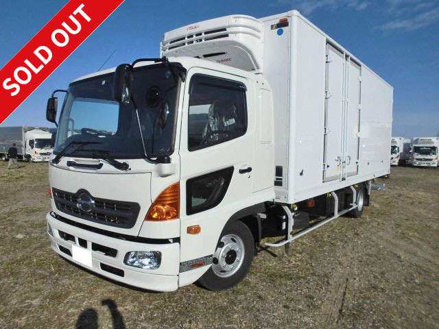 2017 Hino Ranger Medium-sized refrigerated van 6200 wide with storage PG, manufactured by Hishi Heavy Industries -30 degrees, 240 horsepower, rear air suspension, left side double door