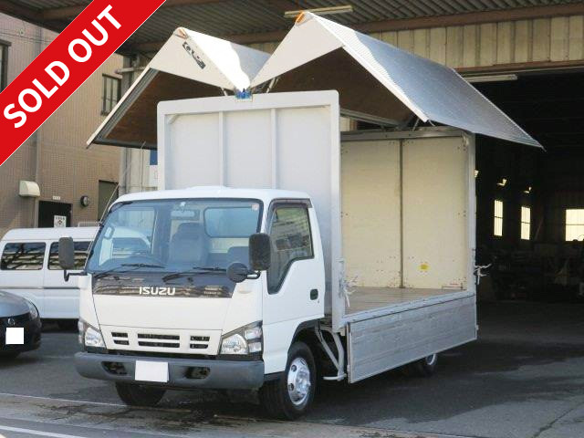 2005 Isuzu Elf Aluminum Wing Wide Long with Back Eye Camera Loading Capacity 3700kg Vehicle Inspection valid until November 2018!