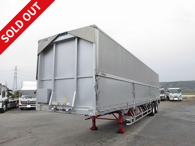 2008 Nippon Fruehauf 2-axle wing trailer with lift axle, maximum load capacity 20t, all-wheel air suspension