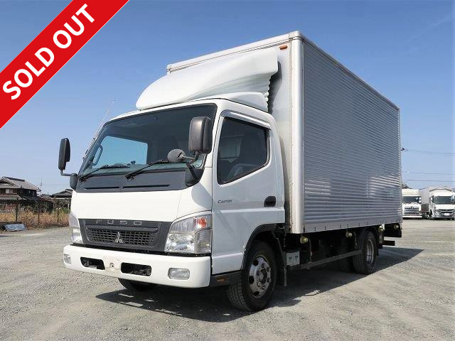 2008 Mitsubishi Fuso Canter 3t Aluminum Van Wide Long with Combination Gate, Fully Low Floor, Interior Height 223cm, Rear Air Suspension, 3-Tier Lashing Rail [Semi-Medium License Compatible *Excluding 5t Limited]