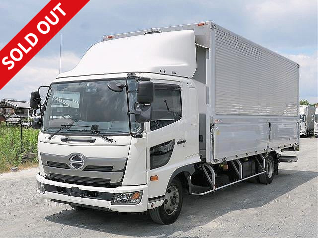 2019 Hino Ranger Medium-sized aluminum wing 6200 wide with storage PG ★Dealer inspection record book/Vehicle inspection valid until April 2022★