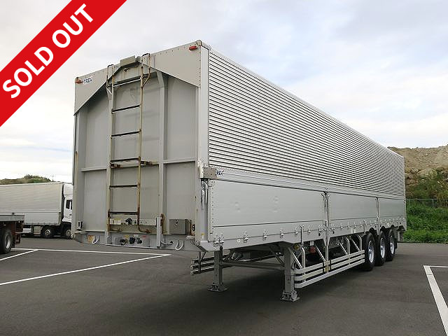 2015 model Nippon Trex 3-axle wing trailer, maximum load 27.2t, 4-row jolder, lift axle