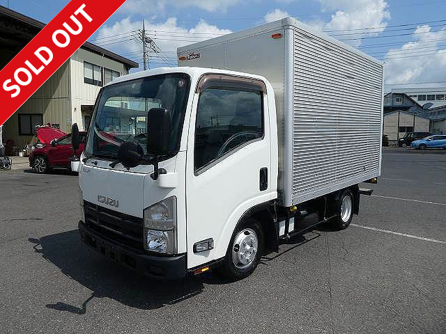 2012 Isuzu Elf 2t Aluminum Van Standard Short Fully Low Floor [Semi-medium size (5t only) license compatible *Old standard license OK]