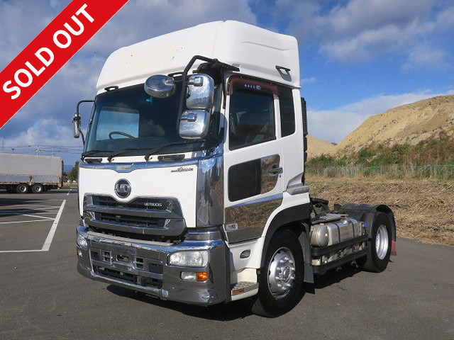 2012 UD Trucks Quon Tractor Head, 5th wheel load 11.5t, high roof, approx. 690,000km on meter,