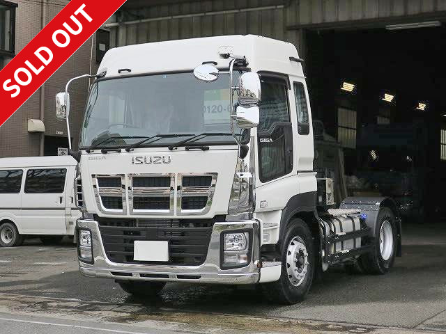 2016 Isuzu Giga Tractor Head 5th Wheel Load 11.5t {Maintenance Inspection Record Book} High Roof Rear Air Suspension