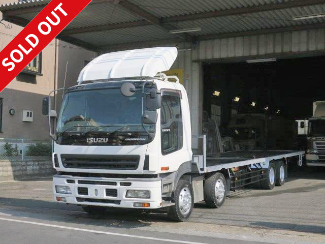 2007 model Isuzu Giga low-floor 4-axle container truck 31FT capacity rear air suspension approx. 420,000km