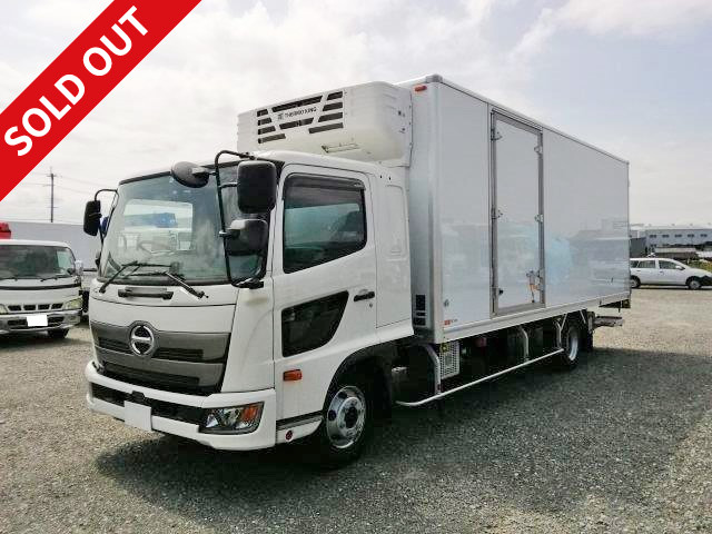 <New model> 2017 Hino Ranger, medium-sized refrigerated van with storage PG, low temperature setting of -25 degrees, 6200 wide, with standby, Thermo King rear air suspension