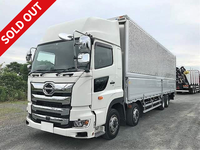 Lease-up! Reiwa 3 model Hino Profia Large aluminum wing 4-axle low floor high roof ★Dealer inspection record book/Vehicle inspection valid until January 2022★ 