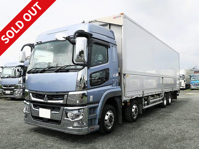 [Premium Executive] Now on lease! Reiwa 1 model Mitsubishi Fuso Super Great, large aluminum wing, 4-axle low floor, high roof, ETC2.0 *Dealer inspection record book/vehicle inspection valid until December 2021*