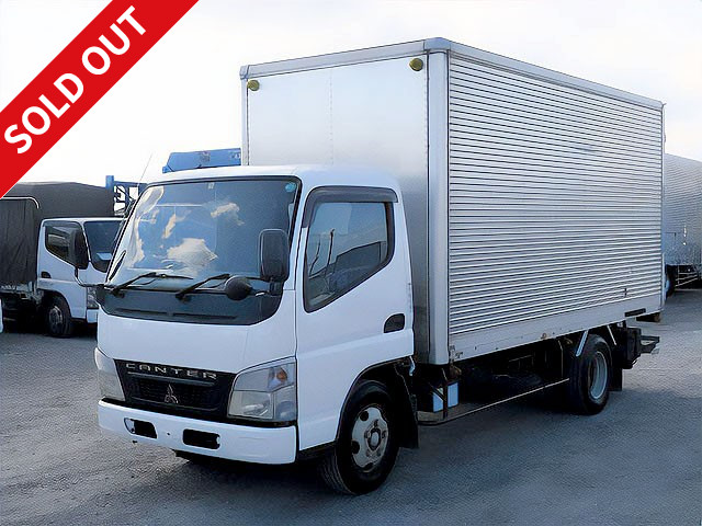 2006 Mitsubishi Fuso Canter 2t Aluminum Van Standard Long Interior Height 206cm Storage PG Back Eye Camera Included 2-Tier Lashing Rail [Semi-Medium License Compatible *Excluding 5t Limited]