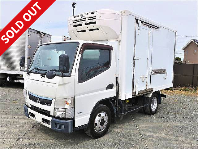 2016 Mitsubishi Fuso Canter 2t refrigerated van, standard short (10 shaku), Topre-made -30 degree setting, left sliding door, full low floor, 2 pedals, 150 horsepower [medium-sized (5t only) license compatible *old standard license OK]