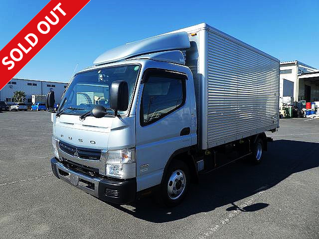 2014 Mitsubishi Fuso Canter 2t Aluminum Van Wide Long Custom Specification Fully Low Floor 150 Horsepower 2 Pedal [Semi-Medium License Compatible *Excluding 5t Limited]