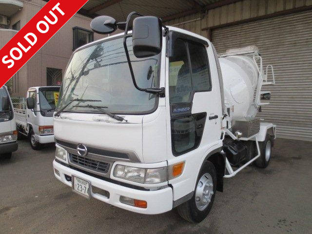 中古トラック 日野コンクリートミキサー車