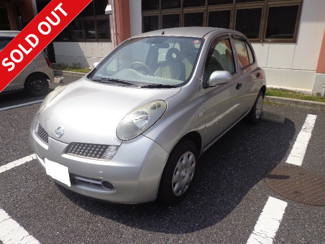 2006! Nissan March 12S Silver with ETC and navigation