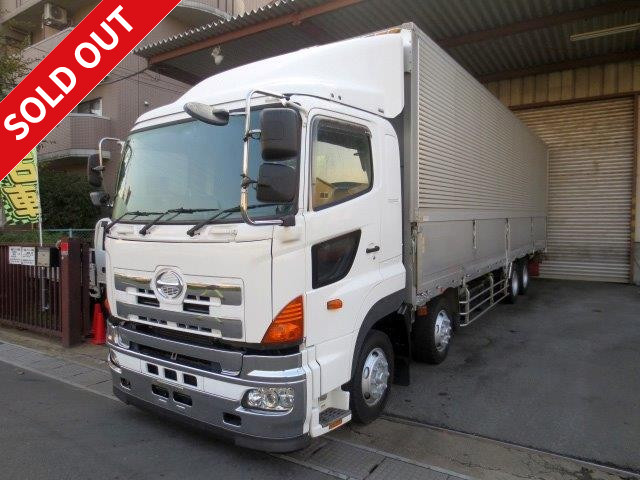 2006 Hino Profia 4-axle low-floor aluminum wing 20-ton vehicle ★Rear air suspension★