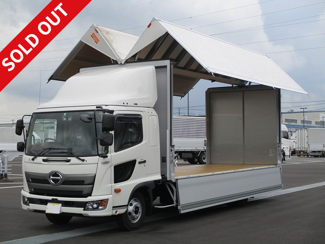 2019 Model New Hino Ranger Medium-sized Aluminum Wing 6200 Wide with Storage PG