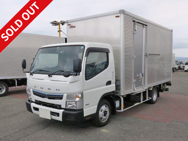 2018 Mitsubishi Fuso Canter 2t Aluminum Van Wide Long with Combination Gate, High Floor, Left Side Door, Back Eye Camera