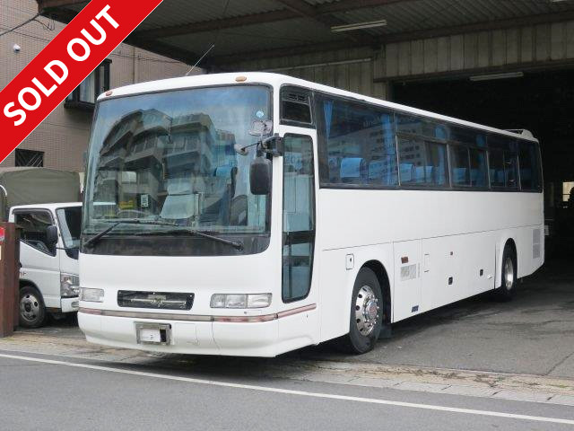 [Vehicle inspection valid until August 2020!!] 1995 Hino Selega Super DX Large Tourist Bus with 57-seater capacity, all-wheel air suspension, karaoke included 