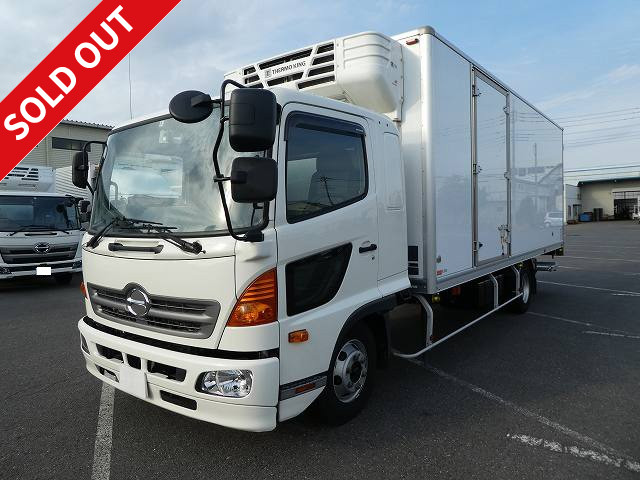 Now on lease! 2017 Hino Ranger medium-sized refrigerated van with storage PG, 6200 wide, Thermo King -25 degrees, 240 horsepower, dealer inspection record book included